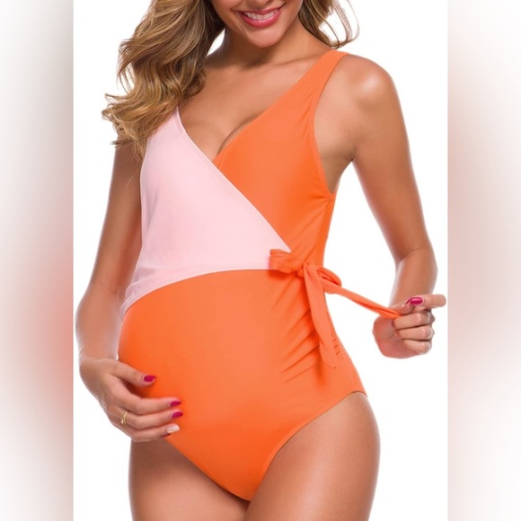 Tempotrek Maternity Swimsuit One Piece Size L - Picture 2 of 5